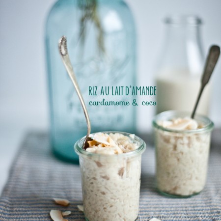 Riz au lait d'amande-cardamome et coco